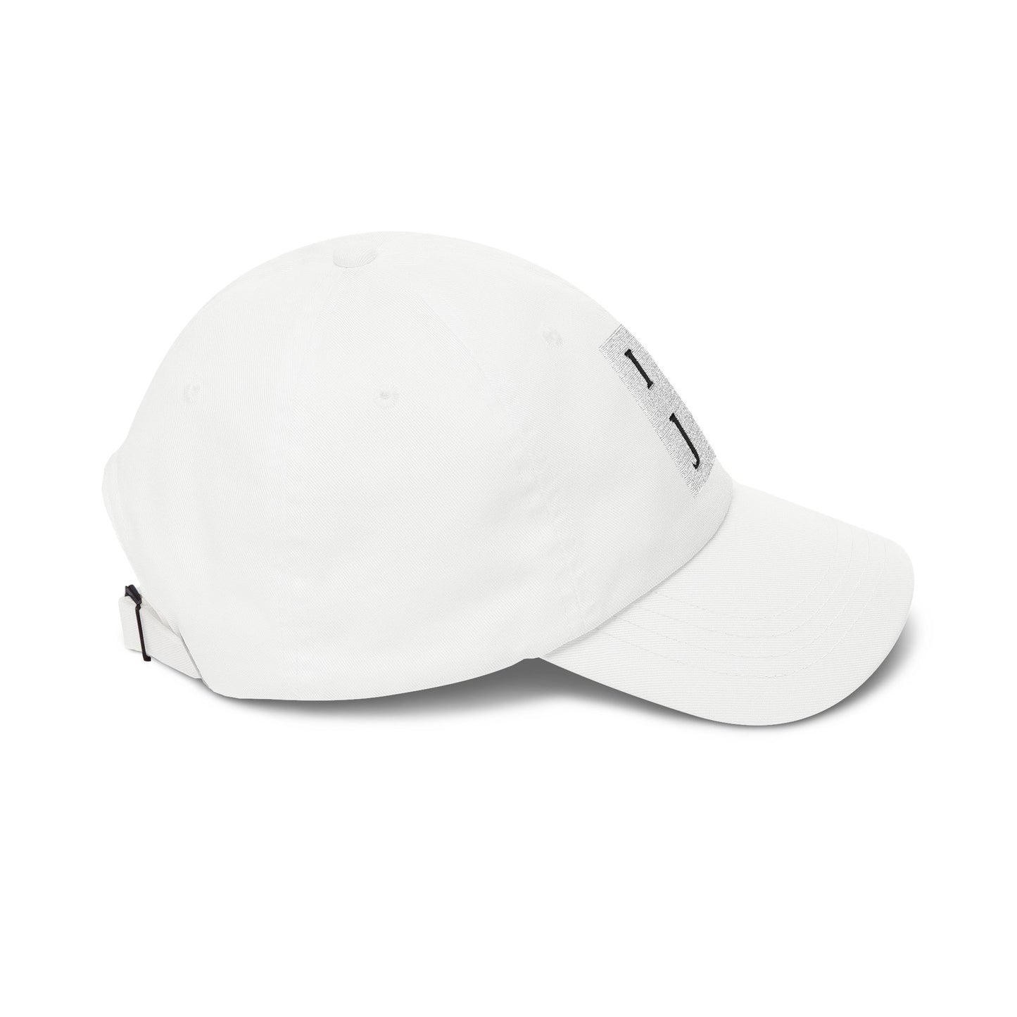 I Love J C - White Baseball Cap — "I Heart J C" Classic Dad Cap