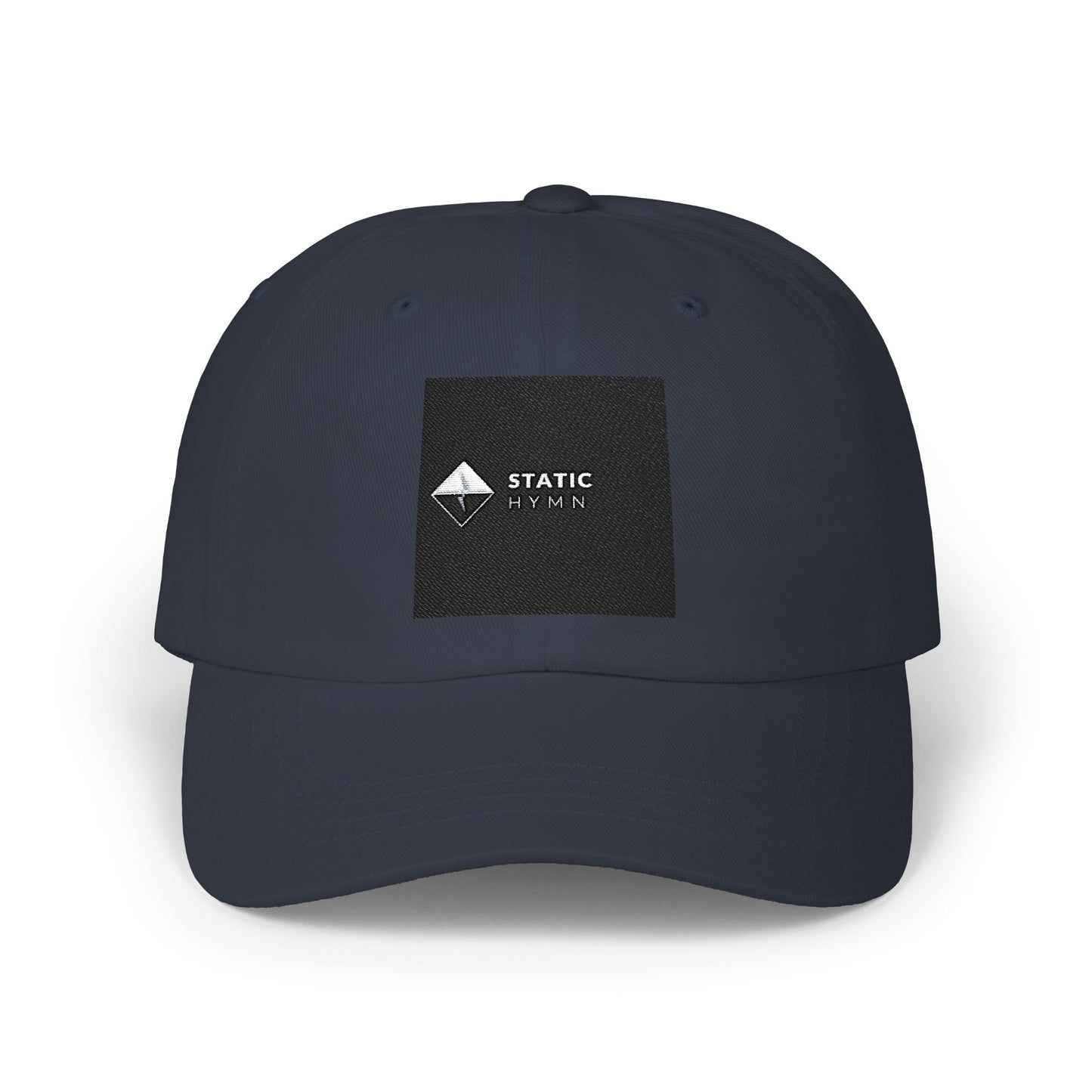 Classic Dad Cap — "Static Hymn" Embroidered Baseball Hat