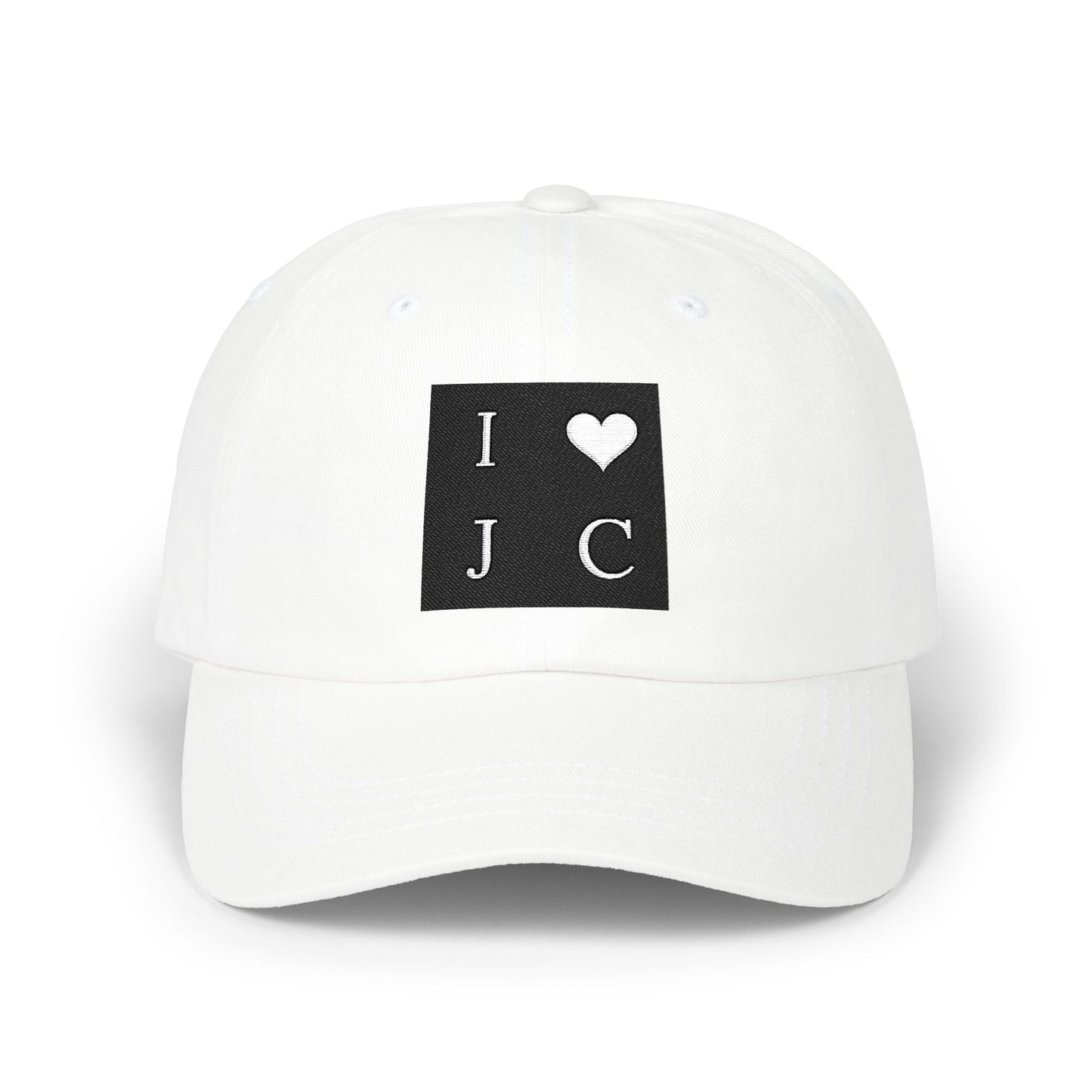 I Love JC  Embroidered Dad Cap — Classic Baseball Hat
