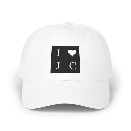 I Love JC  Embroidered Dad Cap — Classic Baseball Hat