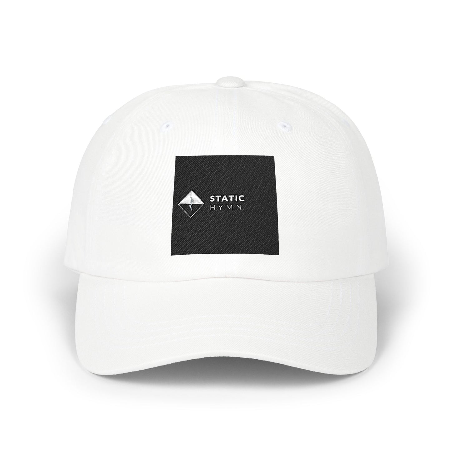Classic Dad Cap — "Static Hymn" Embroidered Baseball Hat