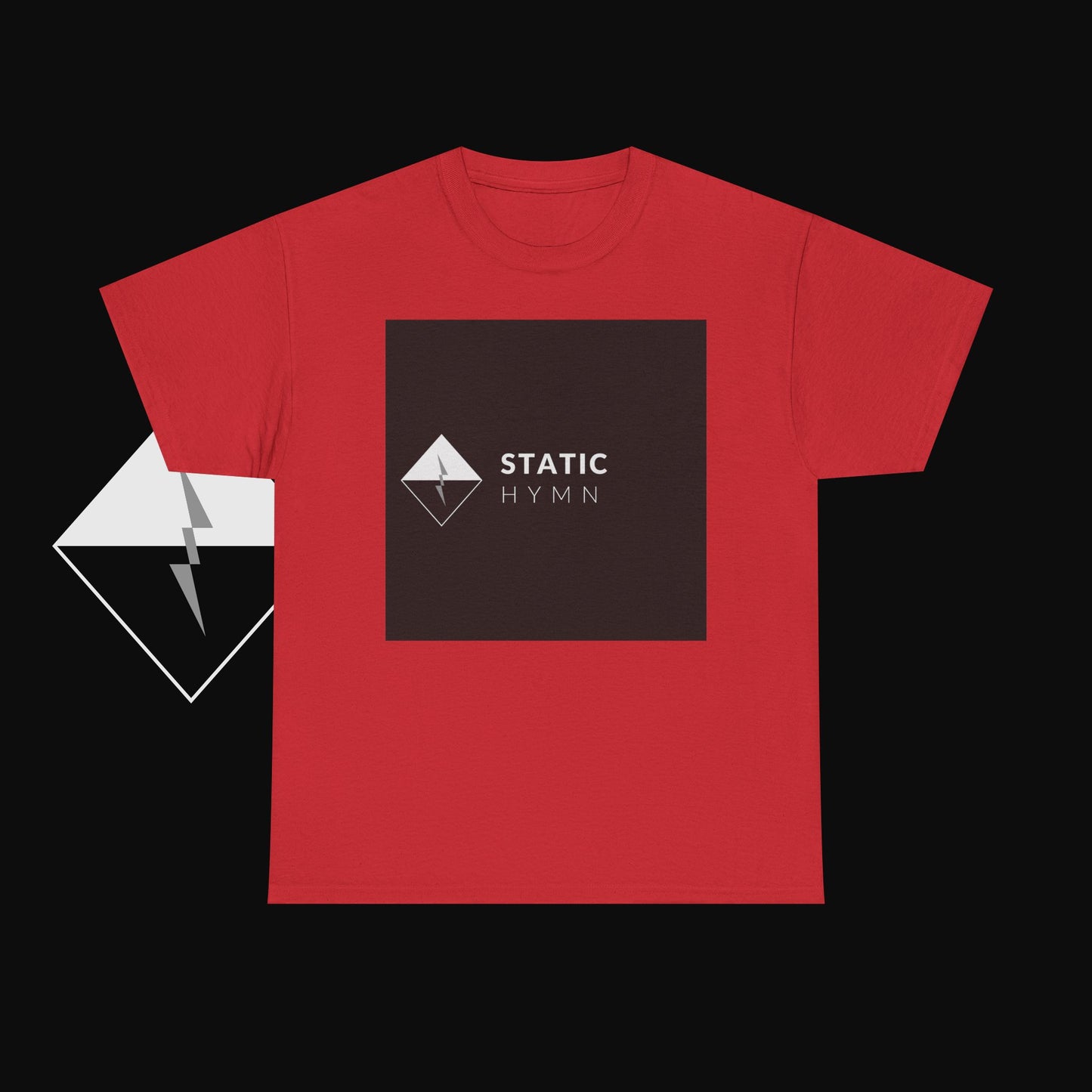 Static Hymn Logo Tee — Minimalist Band Graphic T-Shirt