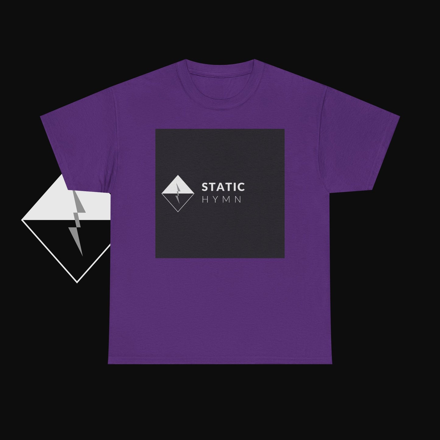 Static Hymn Logo Tee — Minimalist Band Graphic T-Shirt