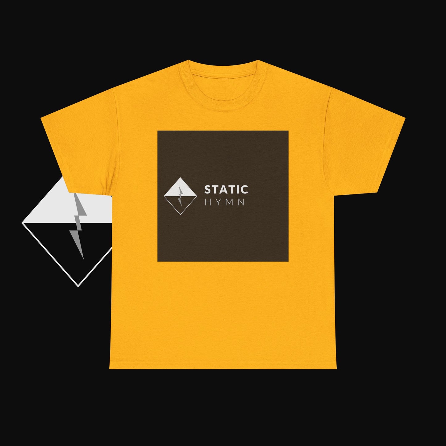 Static Hymn Logo Tee — Minimalist Band Graphic T-Shirt