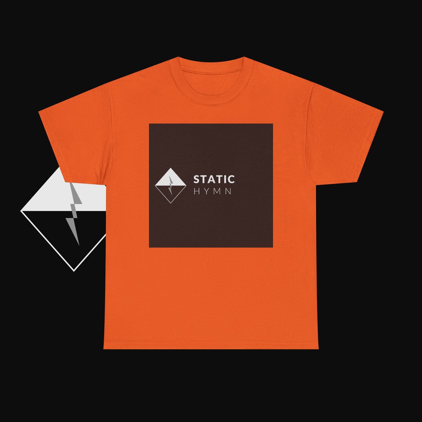 Static Hymn Logo Tee — Minimalist Band Graphic T-Shirt