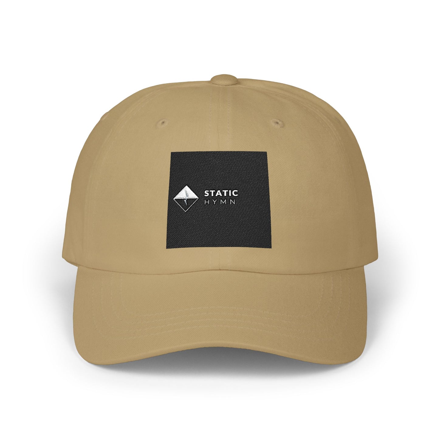 Classic Dad Cap — "Static Hymn" Embroidered Baseball Hat