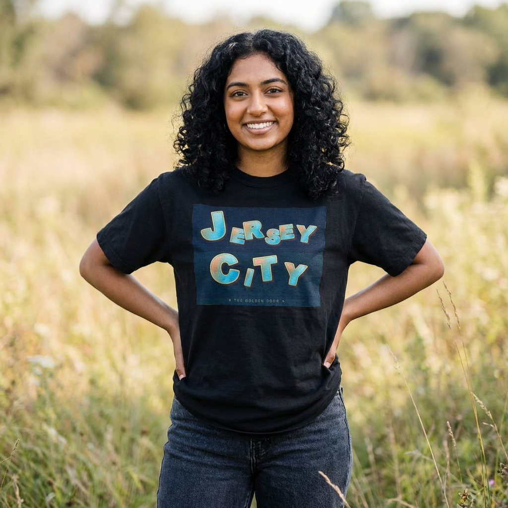 Jersey City Graffiti Tee — Urban Street Art T-Shirt
