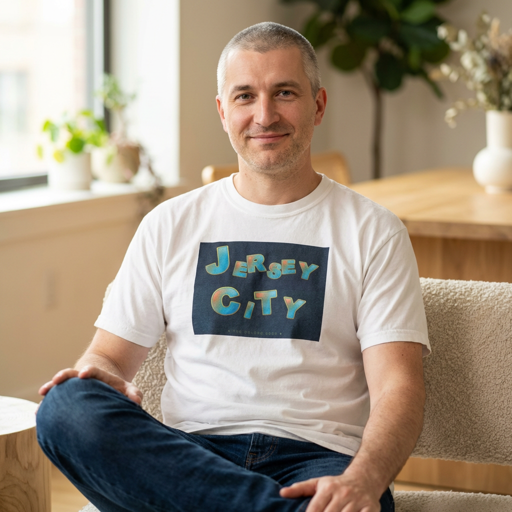 Jersey City Graffiti Tee — Urban Street Art T-Shirt