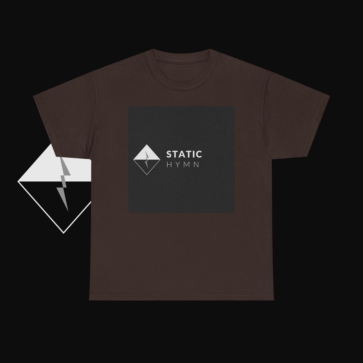 Static Hymn Logo Tee — Minimalist Band Graphic T-Shirt