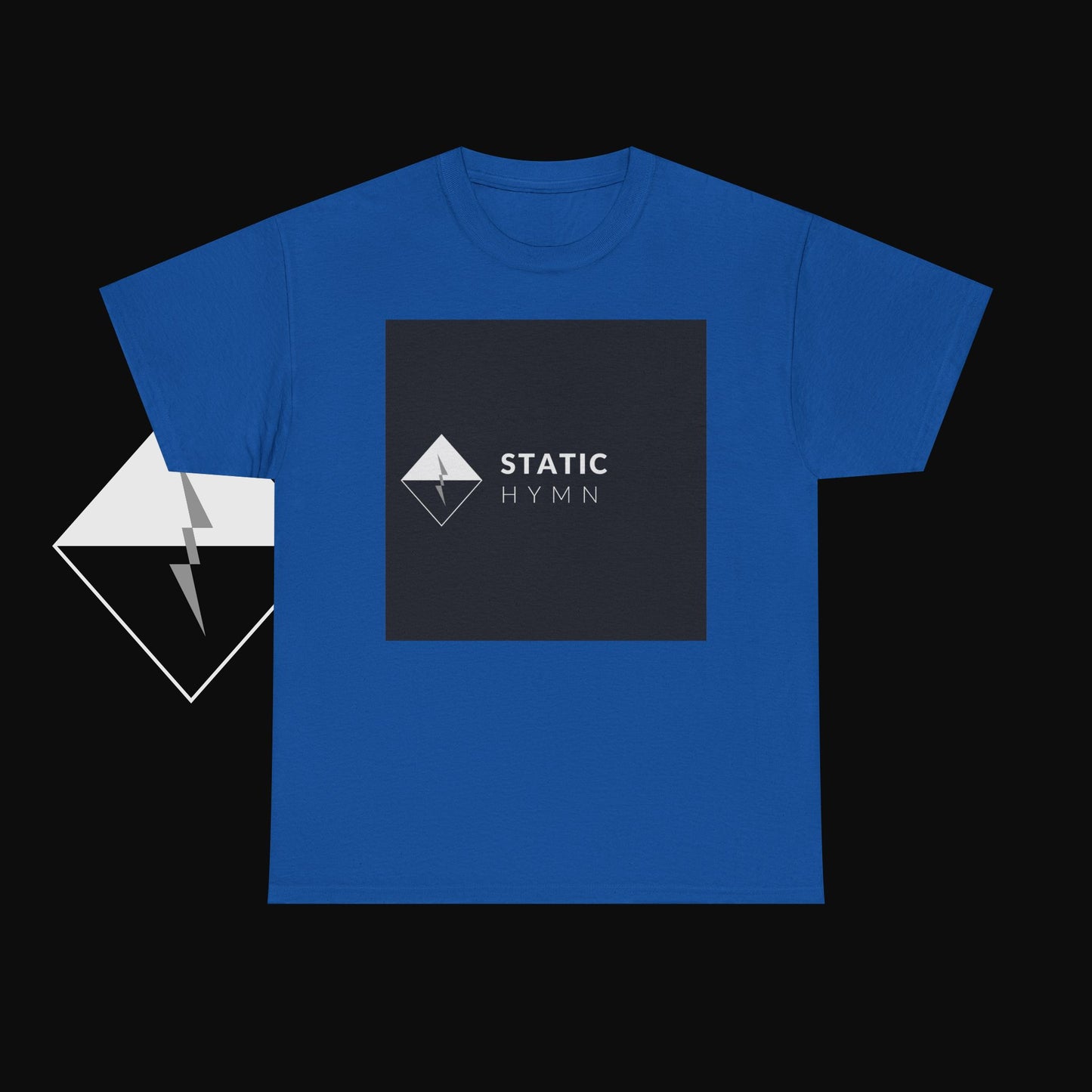 Static Hymn Logo Tee — Minimalist Band Graphic T-Shirt