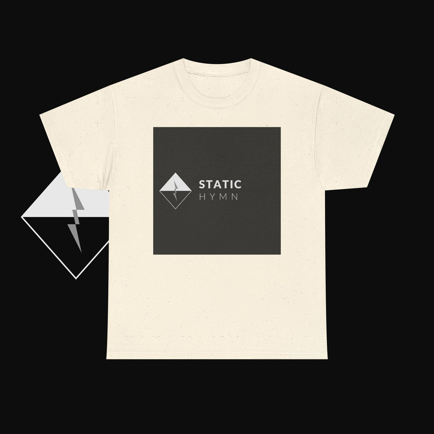 Static Hymn Logo Tee — Minimalist Band Graphic T-Shirt