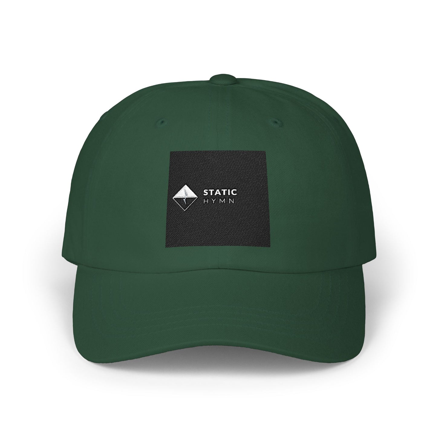 Classic Dad Cap — "Static Hymn" Embroidered Baseball Hat