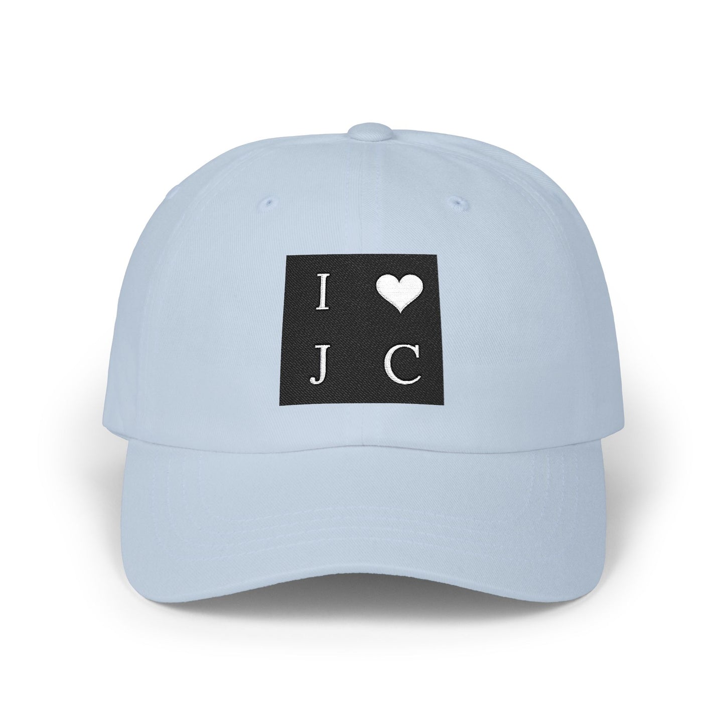I Love JC  Embroidered Dad Cap — Classic Baseball Hat