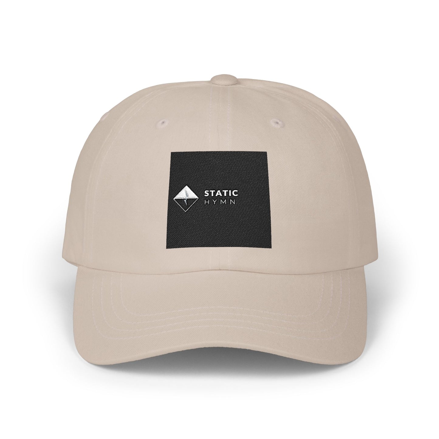 Classic Dad Cap — "Static Hymn" Embroidered Baseball Hat